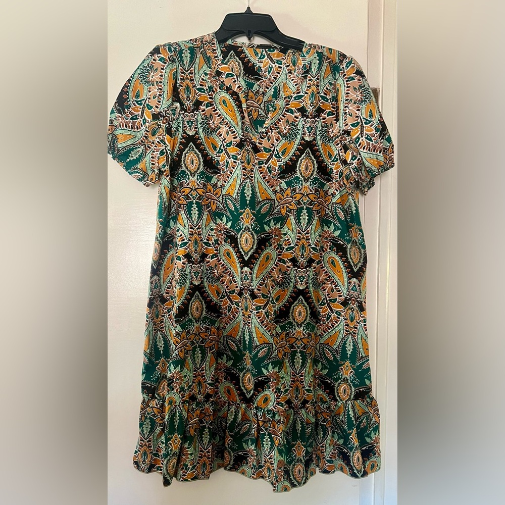 Green Paisley dress